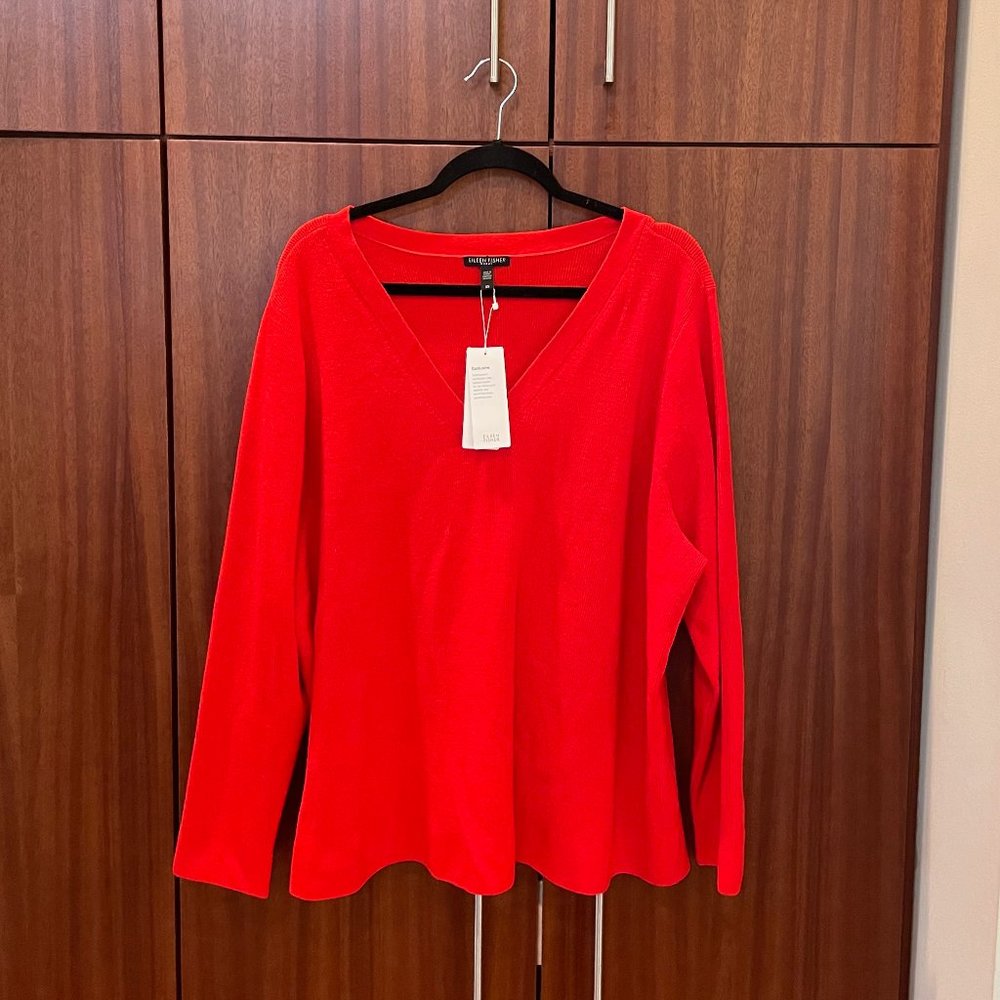 NEW Luxe Merino Stretch V-Neck Top
